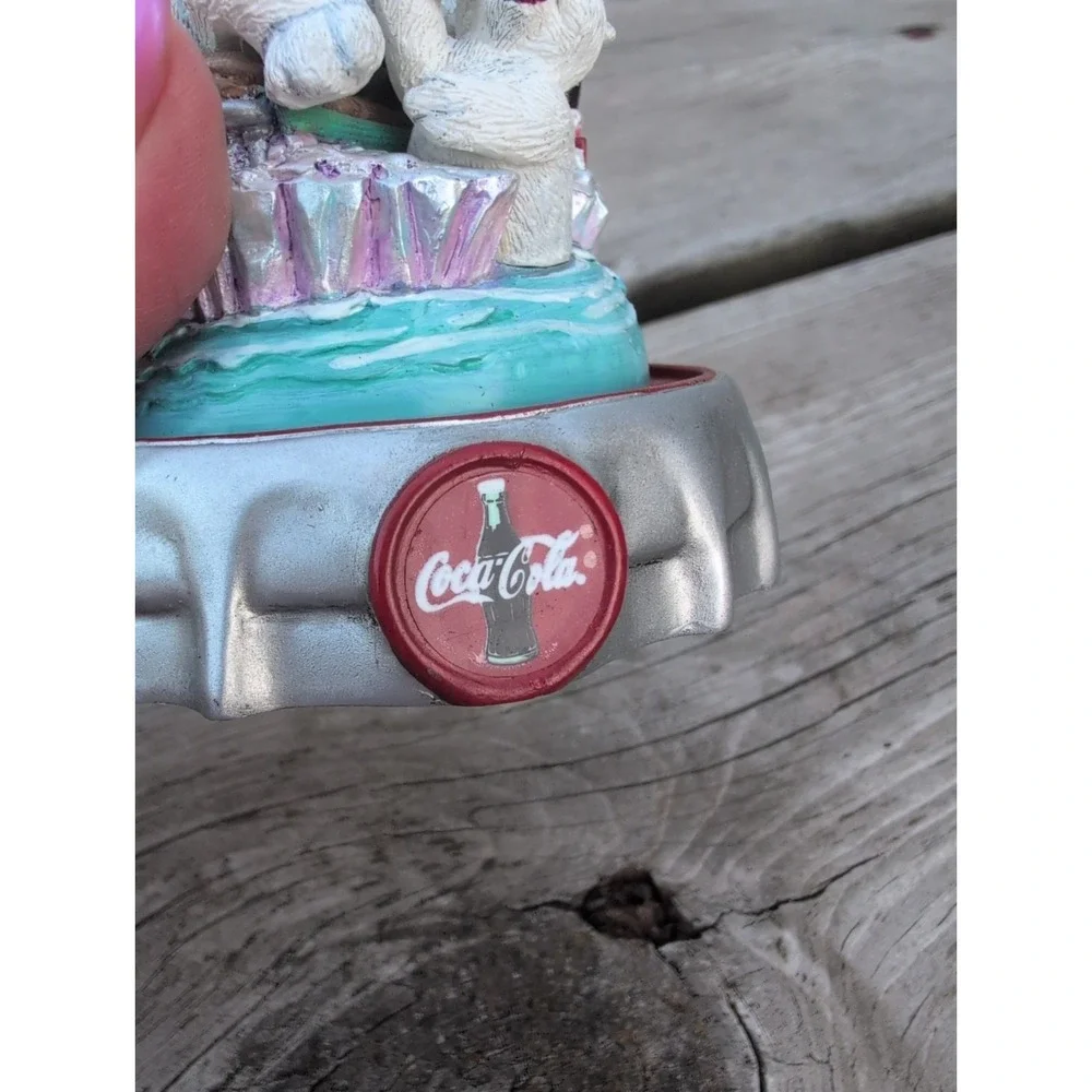 Vntg Franklin Mint Coca-Cola Polar Bears 